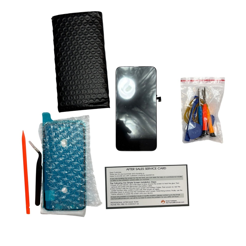Unbranded iPhone 11 Pro Max Screen Replacement Kit Black LCD Digitizer Tool Kit